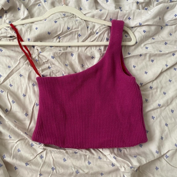 Orseund Iris One Shoulder Ribbed Knit Tank Top - Picture 3 of 4